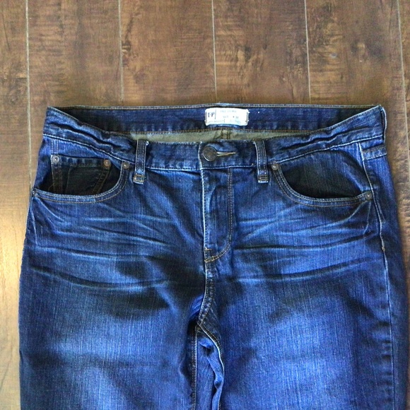 Ladies Free People skinny jeans dark blue Sz 30w&l zip&button fly - Picture 8 of 11